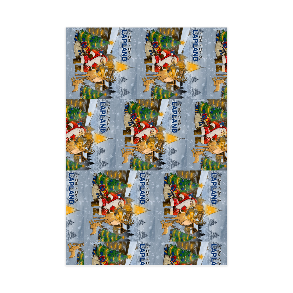 Lapland Santa Gift Wrapping Paper