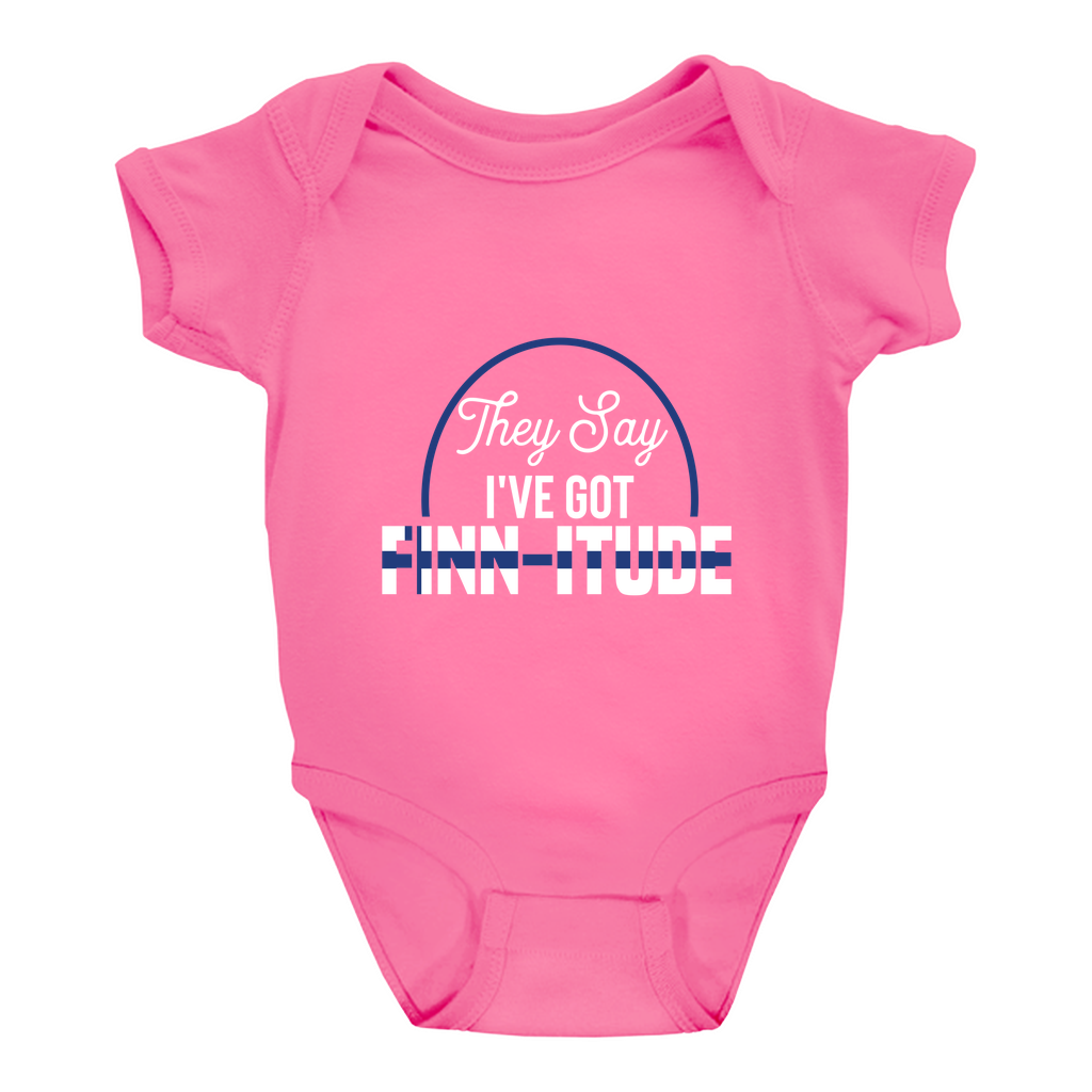 They Say I've Got Finn-itude! Onesies (6-24 months)