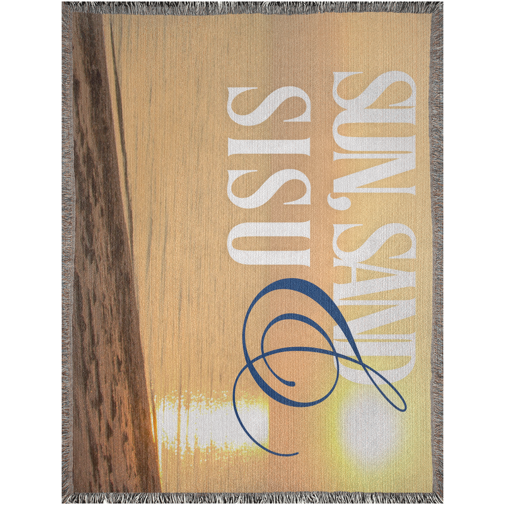 Sun, Sand, & Sisu Woven Blanket (Available in 2 Sizes)