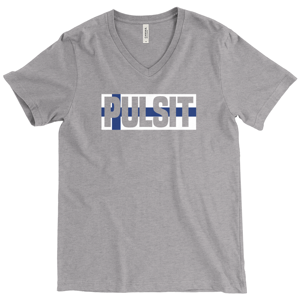 PULSIT V-neck T-Shirt (Unisex XS - 2XL)