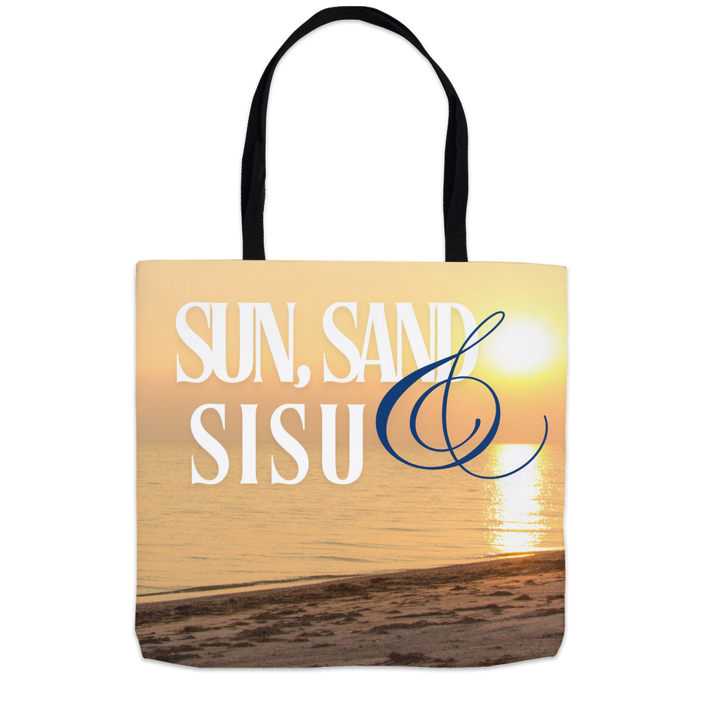 Sun, Sand, & Sisu Tote Bag (2 Sizes)