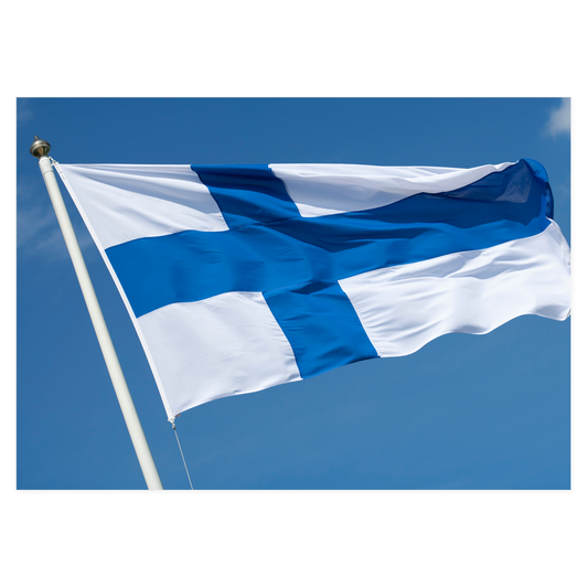 Finnish Flag Gift Wrapping Paper