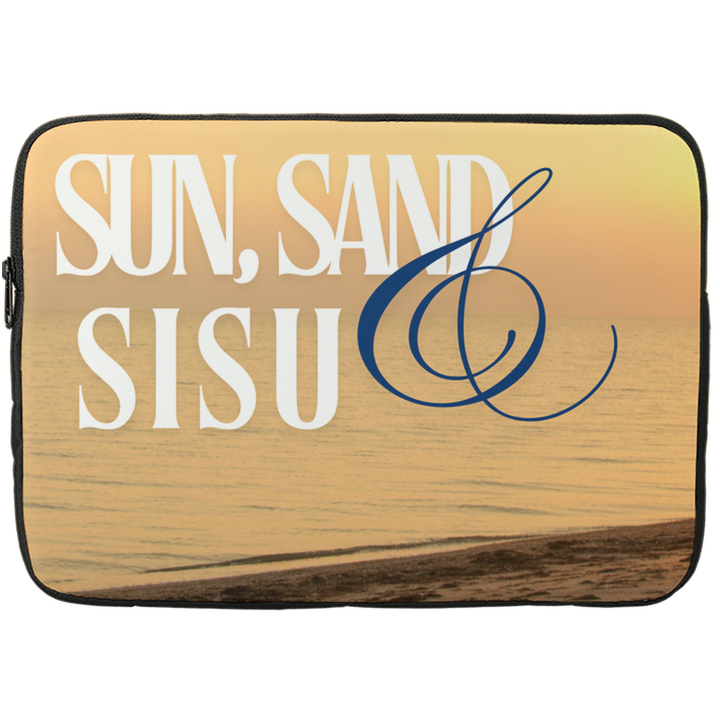 Sun, Sand, & Sisu 15" Laptop Sleeve