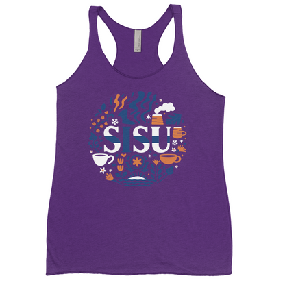 Sisu Racerback Tank Top (Women's, S-2XL)