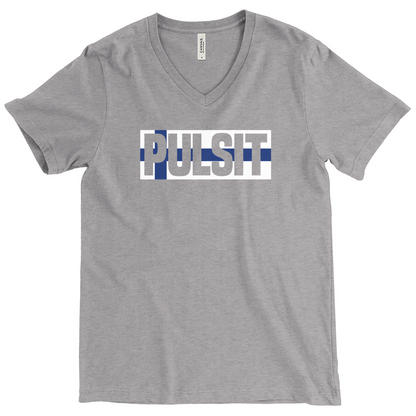 PULSIT V-neck T-Shirt (Unisex XS - 2XL)