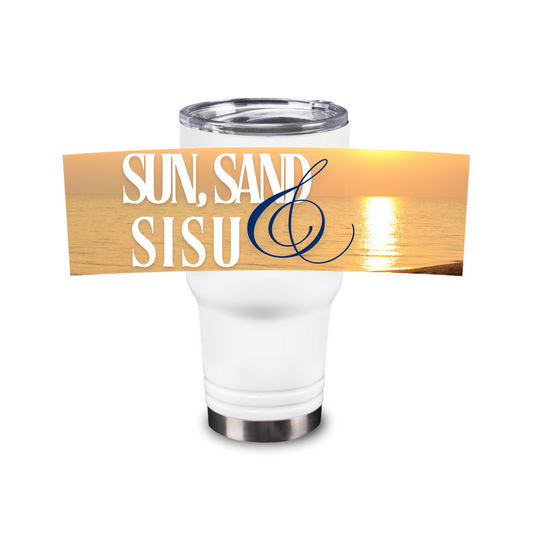 Sun, Sand, & Sisu Double Wall Tumbler
