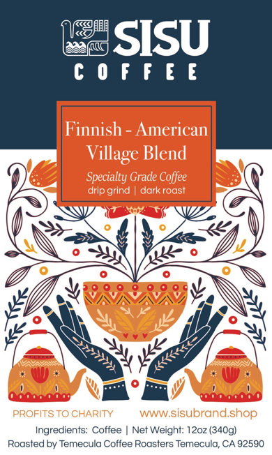 Finnish-American Village Kahvi from SISU COFFEE | VAHVA | Dark | Brown Sugar, Toasted Almonds, & Nutmeg