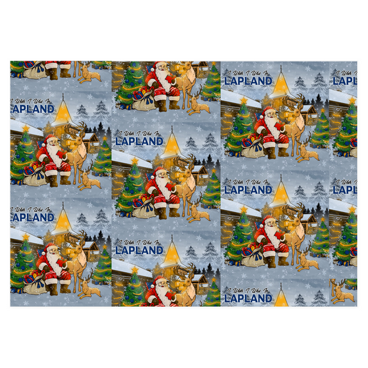 Lapland Santa Gift Wrapping Paper