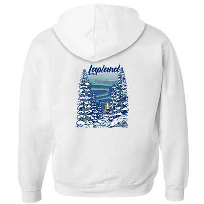 Vintage Lapland Zip-Up Hoodie (Unisex, S-2XL)